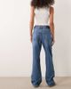 Abercrombie & Fitch Abercrombie & Fitch high rise loose fit jeans in vintage blue wash - 3