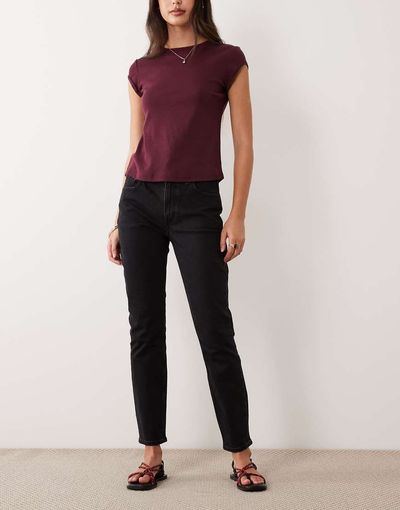Abercrombie & Fitch Abercrombie & Fitch high rise skinny jeans in black