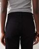 Abercrombie & Fitch Abercrombie & Fitch high rise straight leg jeans in black - 4