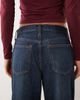 Abercrombie & Fitch Abercrombie & Fitch high rise wide leg jeans dark blue wash - 3