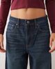Abercrombie & Fitch Abercrombie & Fitch high rise wide leg jeans dark blue wash - 4