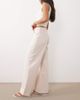 Abercrombie & Fitch Abercrombie & Fitch high rise wide leg jeans in light pink - 3