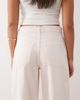 Abercrombie & Fitch Abercrombie & Fitch high rise wide leg jeans in light pink - 4