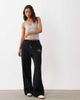 Abercrombie & Fitch Abercrombie & Fitch high rise wide leg sweatpants in black - 1