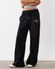 Abercrombie & Fitch Abercrombie & Fitch high rise wide leg sweatpants in black - 2