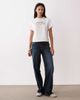 Abercrombie & Fitch Abercrombie & Fitch Ibiza graphic baby tee in white - 2
