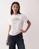 Abercrombie & Fitch Abercrombie & Fitch Ibiza graphic baby tee in white - 3
