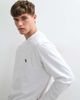 Abercrombie & Fitch Abercrombie & Fitch icon logo heavyweight long sleeve t-shirt in white - 1