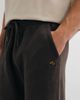 Abercrombie & Fitch Abercrombie & Fitch icon logo straight leg sweatpants in brown - 2
