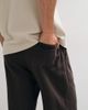 Abercrombie & Fitch Abercrombie & Fitch icon logo straight leg sweatpants in brown - 4
