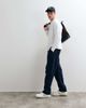 Abercrombie & Fitch Abercrombie & Fitch icon logo straight leg sweatpants in navy - 1