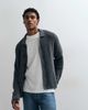 Abercrombie & Fitch Abercrombie & Fitch knit crew neck button up cardigan in dark gray - 1
