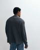 Abercrombie & Fitch Abercrombie & Fitch knit crew neck button up cardigan in dark gray - 4