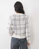 Abercrombie & Fitch Abercrombie & Fitch knit crew neck cardigan in beige plaid-Neutral - 3