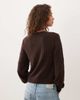 Abercrombie & Fitch Abercrombie & Fitch knit crew neck cardigan in brown - 4