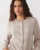 Abercrombie & Fitch Abercrombie & Fitch knit crew neck cardigan in cream-Neutral - 2