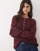 Abercrombie & Fitch Abercrombie & Fitch knit high neck cardigan in burgundy-Brown - 1
