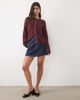 Abercrombie & Fitch Abercrombie & Fitch knit high neck cardigan in burgundy-Brown - 2
