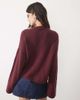 Abercrombie & Fitch Abercrombie & Fitch knit high neck cardigan in burgundy-Brown - 4