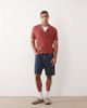 Abercrombie & Fitch Abercrombie & Fitch knit short sleeve polo in burgundy-Red - 2