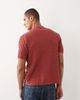 Abercrombie & Fitch Abercrombie & Fitch knit short sleeve polo in burgundy-Red - 4