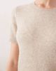 Abercrombie & Fitch Abercrombie & Fitch knit skimming T-shirt in beige-White - 2