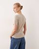 Abercrombie & Fitch Abercrombie & Fitch knit skimming T-shirt in beige-White - 3