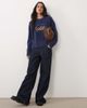 Abercrombie & Fitch Abercrombie & Fitch knitted crew neck horse graphic sweater in navy-MULTI - 4
