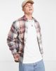 Abercrombie & Fitch Abercrombie & Fitch lightweight check flannel shirt in burgundy-Red - 1