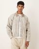 Abercrombie & Fitch Abercrombie & Fitch lightweight cropped barn jacket in camo print-Green - 1