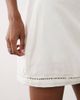 Abercrombie & Fitch Abercrombie & Fitch linen blend mini skort in white - 3