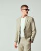 Abercrombie & Fitch Abercrombie & Fitch linen blend slim fit single breasted blazer in green - part of a set - 1