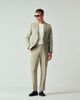 Abercrombie & Fitch Abercrombie & Fitch linen blend slim fit single breasted blazer in green - part of a set - 2