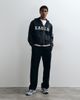 Abercrombie & Fitch Abercrombie & Fitch logo open hem sweatpants in black - 1