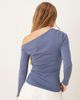 Abercrombie & Fitch Abercrombie & Fitch long sleeve cinched off-the-shoulder top in purple - 4