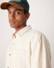 Abercrombie & Fitch Abercrombie & Fitch long sleeve denim shirt in cream-Neutral - 4