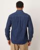 Abercrombie & Fitch Abercrombie & Fitch long sleeve denim shirt in dark blue wash - 3