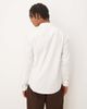 Abercrombie & Fitch Abercrombie & Fitch long sleeve icon logo oxford shirt in white-Black - 3
