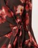 Abercrombie & Fitch Abercrombie & Fitch long sleeve wrap mini dress in brown floral - 2