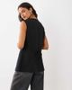 Abercrombie & Fitch Abercrombie & Fitch longline v-neck vest in black - part of a set - 4