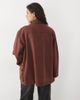 Abercrombie & Fitch Abercrombie & Fitch longline worker jacket with clasp detail in brown - 4