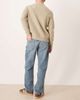 Abercrombie & Fitch Abercrombie & Fitch loose 5 pocket jeans in mid blue wash - 3