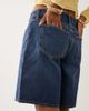 Abercrombie & Fitch Abercrombie & Fitch low rise denim jorts in indigo blue wash - 3