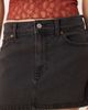 Abercrombie & Fitch Abercrombie & Fitch low rise denim mini skort in black - 2