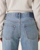 Abercrombie & Fitch Abercrombie & Fitch low rise loose jeans in light wash-Blue - 2