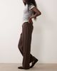 Abercrombie & Fitch Abercrombie & Fitch low rise wide leg pants in brown - 3