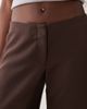 Abercrombie & Fitch Abercrombie & Fitch low rise wide leg pants in brown - 4