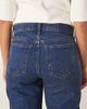 Abercrombie & Fitch Abercrombie & Fitch mid rise 90s flared jeans with split hem in dark blue wash - 4