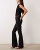 Abercrombie & Fitch Abercrombie & Fitch mid rise bootcut jeans in black - 3