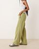 Abercrombie & Fitch Abercrombie & Fitch mid rise wide leg sweatpants in sage green - 3